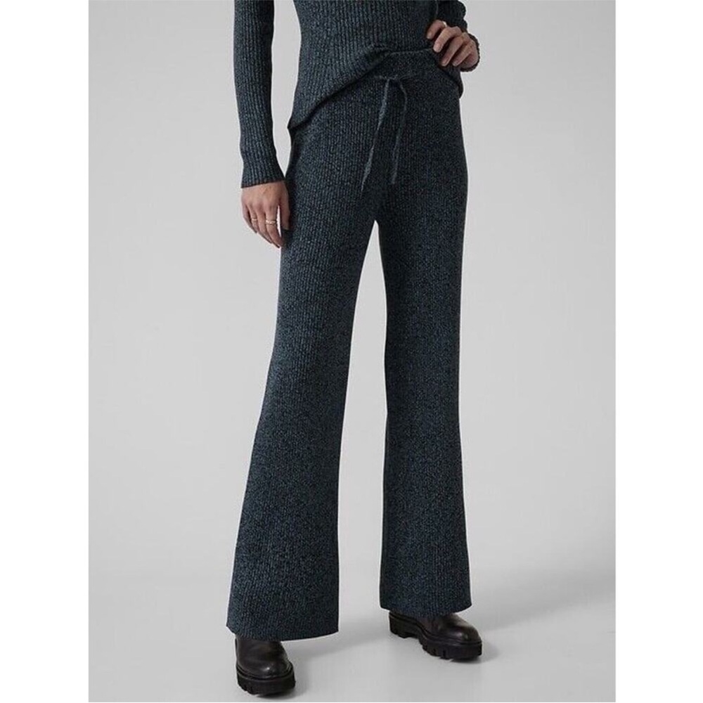 Athleta Reverie Sweater Pants Wide Leg Womens size MP